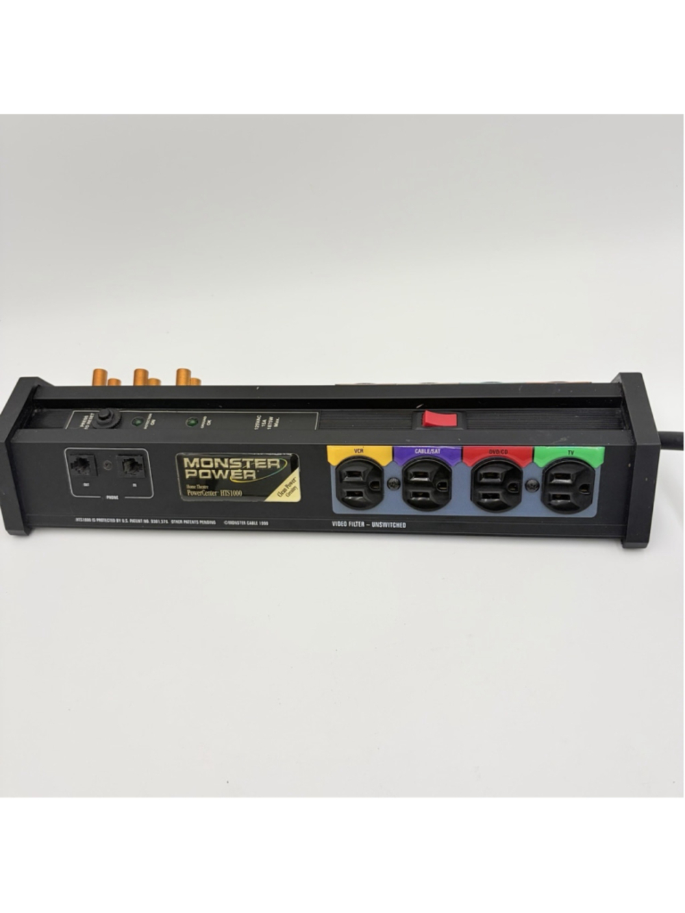 Monster Power HTS1000 PowerCenter Surge Protector Line Conditioner Tested